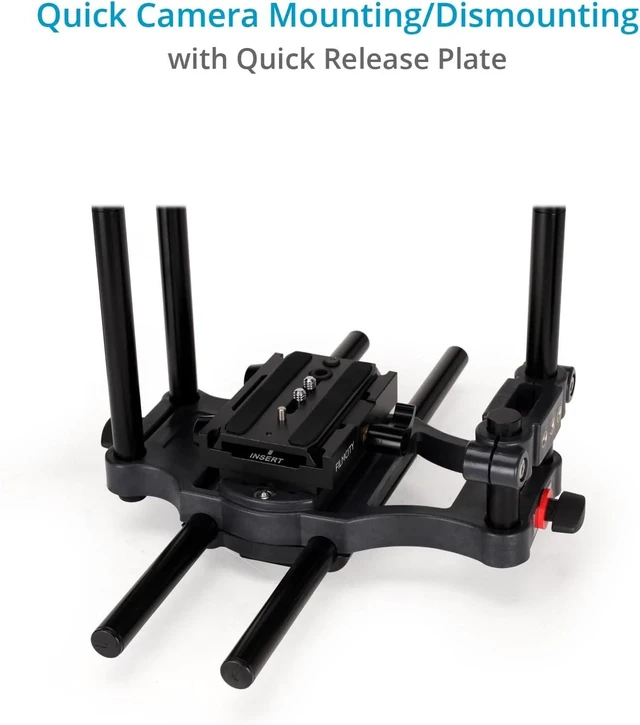 Alt view image 4 of 7 - FC-CTH Power Camera Cage Top Handle, Side Grips & 15mm Rods