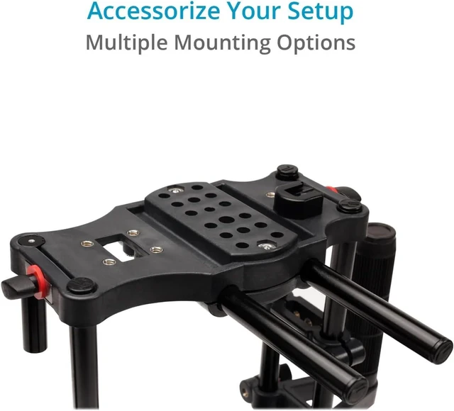 Alt view image 5 of 7 - FC-CTH Power Camera Cage Top Handle, Side Grips & 15mm Rods