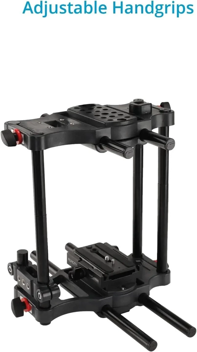 Alt view image 6 of 7 - FC-CTH Power Camera Cage Top Handle, Side Grips & 15mm Rods