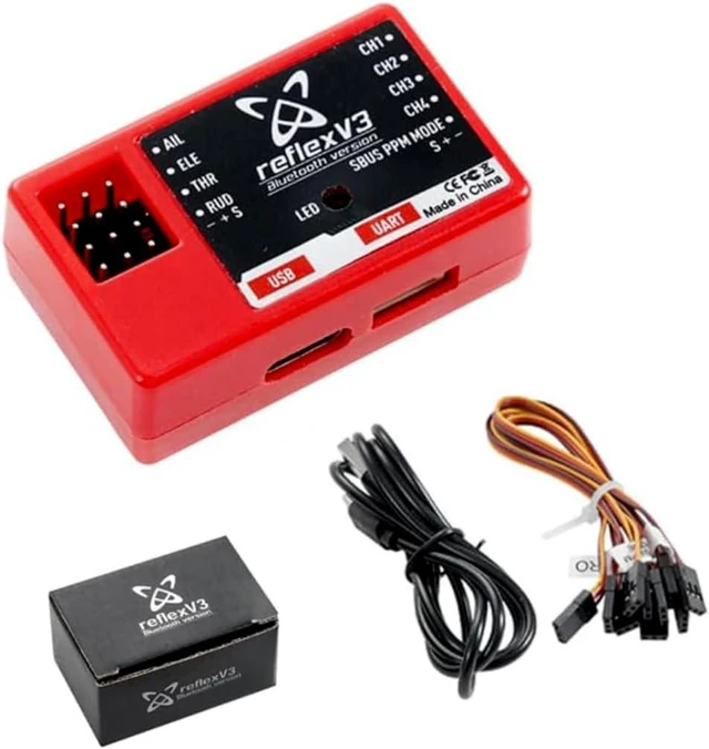 Main image of FMS Reflex V3 Flight Controller Gyro Stabilizer for RC Plane Fixed-Wing Remote Control