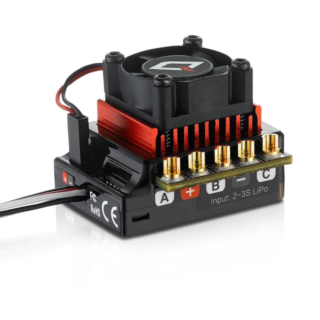 Alt view image 3 of 4 - QUICRUN 10BL120 Sensored G2 ESC