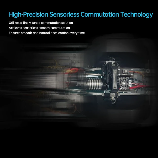 Alt view image 7 of 7 - C10 120A 2-4S Sensorless Brushless ESC for 1/10 RC Car