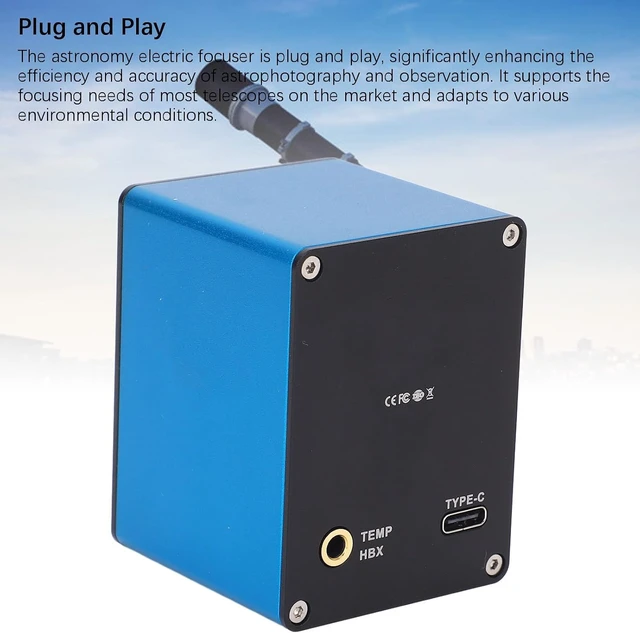 Alt view image 7 of 7 - Aluminum Alloy Astronomical Electric Focusing Telescope Attachment Automatic Focuser for Astrophotography