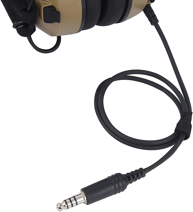 Alt view image 6 of 7 - 26dB Noise-Cancelling Military Tactical Comms Headset with U94 PTT Mic for Motorola GP328 GP338 GP340 GP380 HT750 HT1250 HT1550 MTX8250 MTX9250 PR860 PRO5150