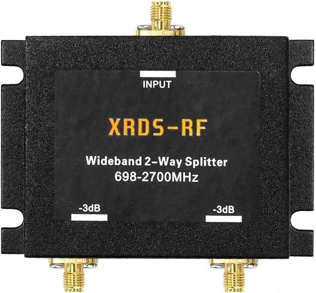 Main image of XRDS-RF Wide-Band 2-Way Splitter, 3dB SMA Female, 50 Ohm Cellular Signal Splitter for 4G/LTE Systems