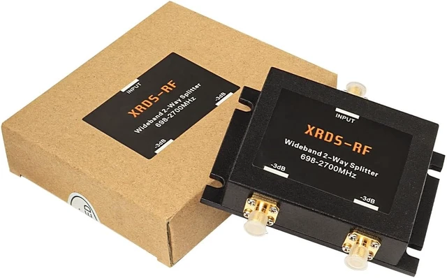 Alt view image 3 of 3 - XRDS-RF Wide-Band 2-Way Splitter, 3dB SMA Female, 50 Ohm Cellular Signal Splitter for 4G/LTE Systems