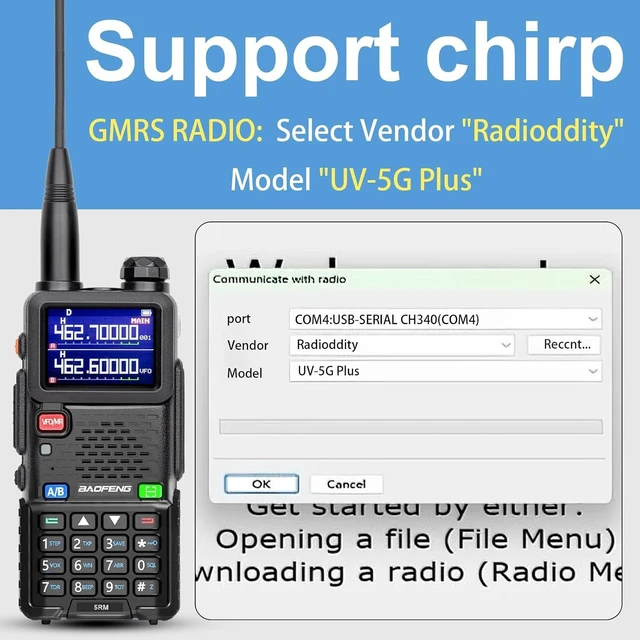 Alt view image 4 of 7 - 8W GMRS Handheld Two-Way Radios Repeater-Capable Long-Range Walkie Talkies with NOAA/FM/UHF/1.25M/VHF Receiver, 999CH, Frequency Match & 2500mAh Type-C Battery, 2-Pack