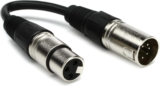 Alt view image 3 of 3 - ENTTEC Open DMX USB 512-Ch Non-Isolated DMX Interface with DMX3F5M 3-Pin to 5-Pin Turnaround