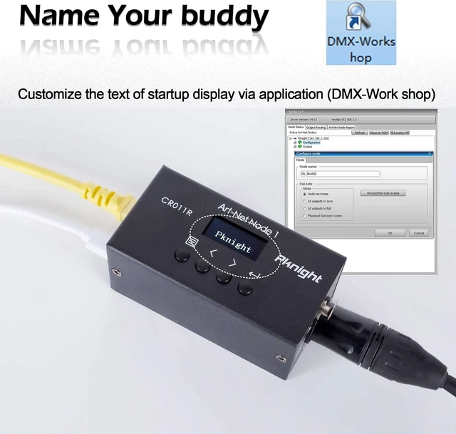 Alt view image 6 of 7 - 3-Pin 1-Universe Bidirectional ArtNet/DMX512 Node (No RDM)