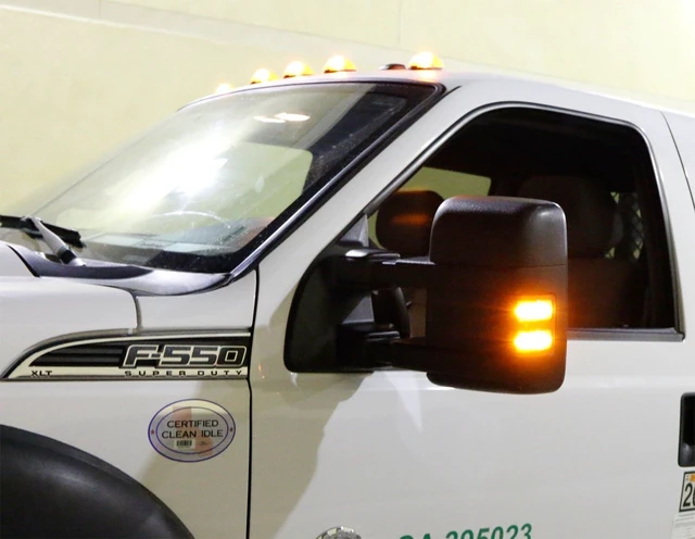 Alt view image 5 of 7 - LED Side Mirror Turn Signal Lights for Ford F250 F350 F450, 2008-16