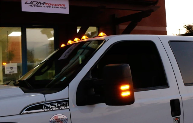 Alt view image 7 of 7 - LED Side Mirror Turn Signal Lights for Ford F250 F350 F450, 2008-16