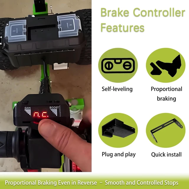Alt view image 3 of 7 - 8508211 Proportional Trailer Brake Controller with Digital Electric LED Display