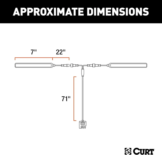 Alt view image 2 of 7 - 53201 Auxiliary LED Trailer Lights for Bike Racks & Cargo Carriers