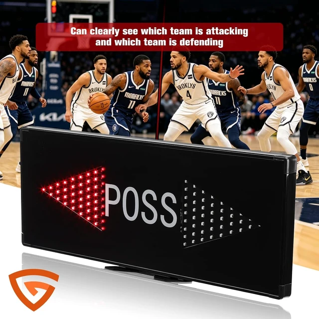 Alt view image 6 of 7 - LED Possession Arrow Indicator with Toggle Switch for Basketball