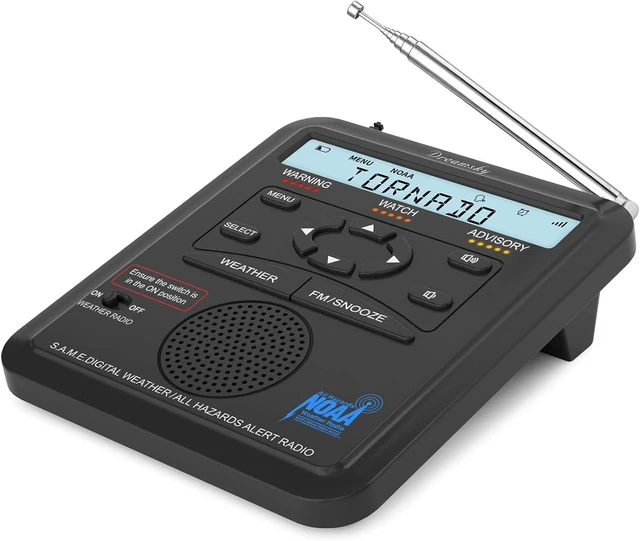 Main image of NOAA Weather Alert Radio with Battery Backup & FM Radio for Home