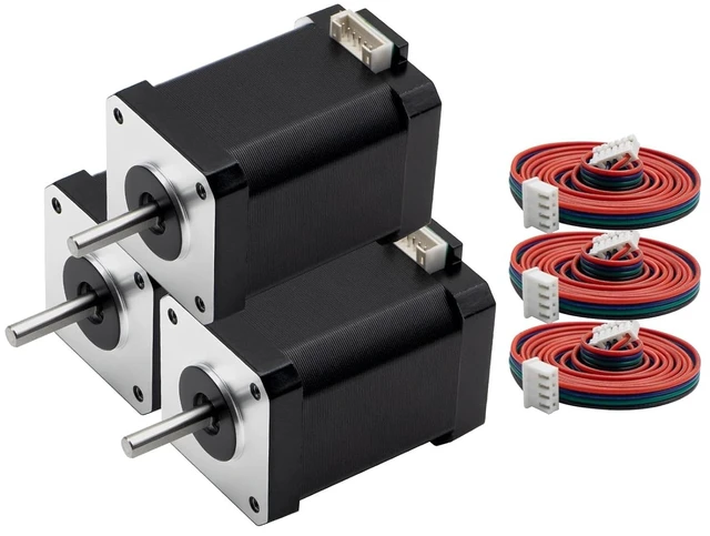 Main image of 1PC Nema 17 Bipolar Stepper Motor, 2A, 60mm Body