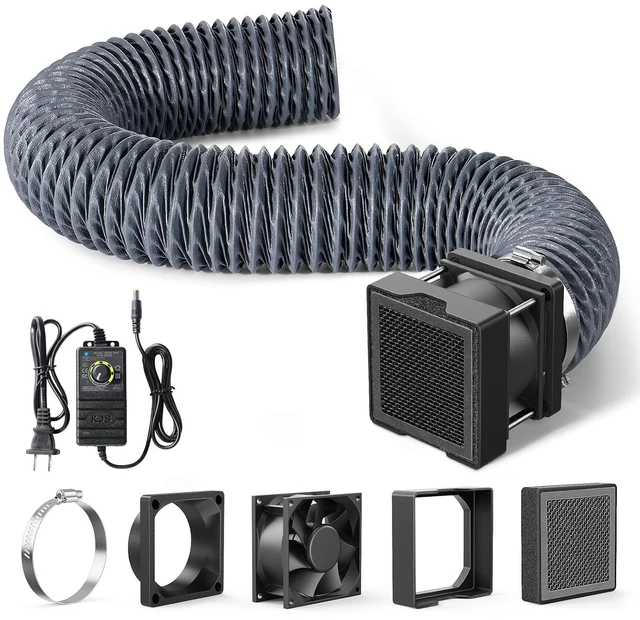Main image of Powerful Adjustable Ventilation Kit with Exhaust Fan & Filter