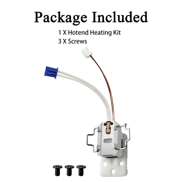 Alt view image 2 of 7 - Anycubic Kobra S1 Max Hotend Heating Assembly Kit with Base Clip