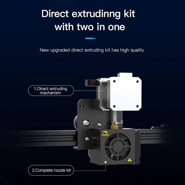 Alt view image 2 of 6 - Creality Fully Assembled Direct Drive Extruder Upgrade Kit for Ender-3