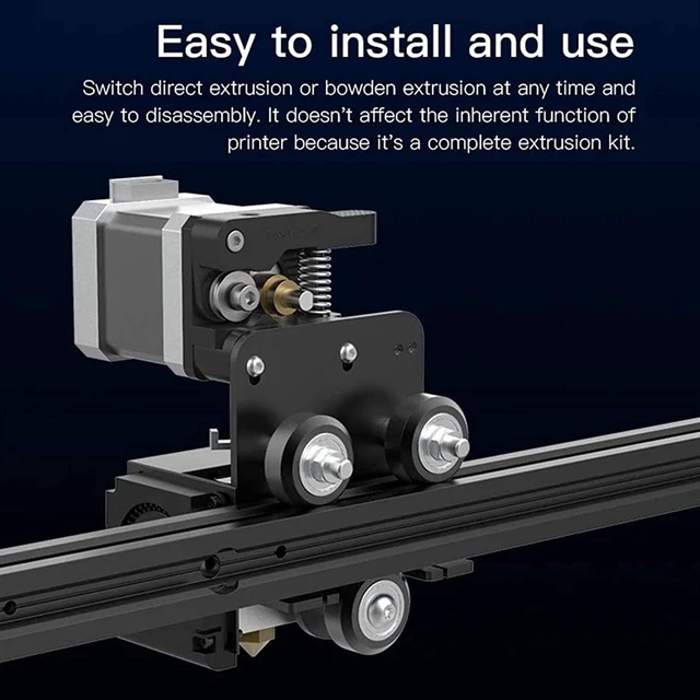 Alt view image 4 of 6 - Creality Fully Assembled Direct Drive Extruder Upgrade Kit for Ender-3