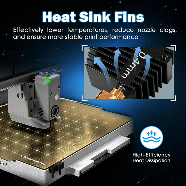 Alt view image 4 of 7 - 5 PCS 0.4MM Creator 5 Integrated Hotend for Flashforge Creator 5 Pro