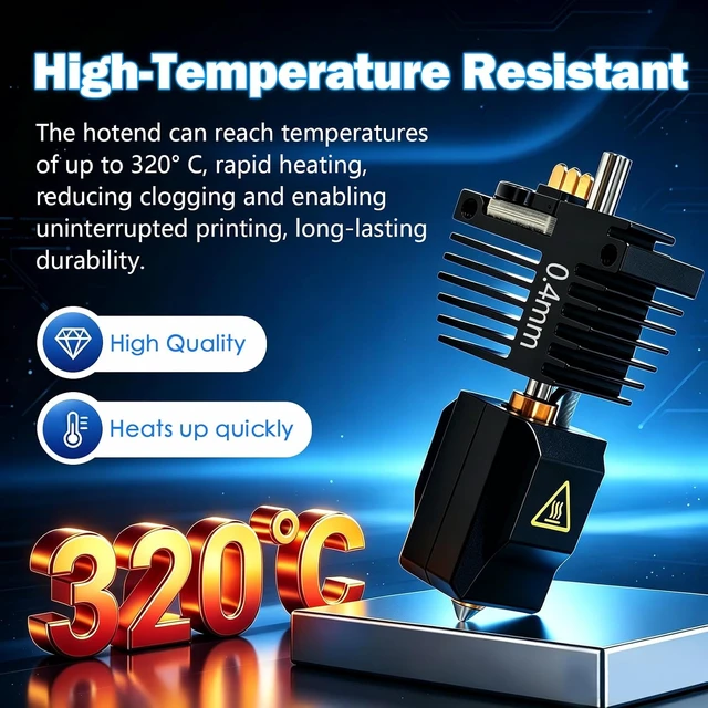 Alt view image 2 of 7 - 5 PCS 0.4MM Creator 5 Integrated Hotend for Flashforge Creator 5 Pro