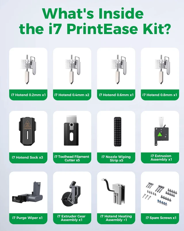 Alt view image 7 of 7 - Official SPARKX i7 PrintEase Kit 95% Pre-Assembled Essential Parts for Multi-Color Printing, Easy Setup, More Cost-Effective Than Buying Separately