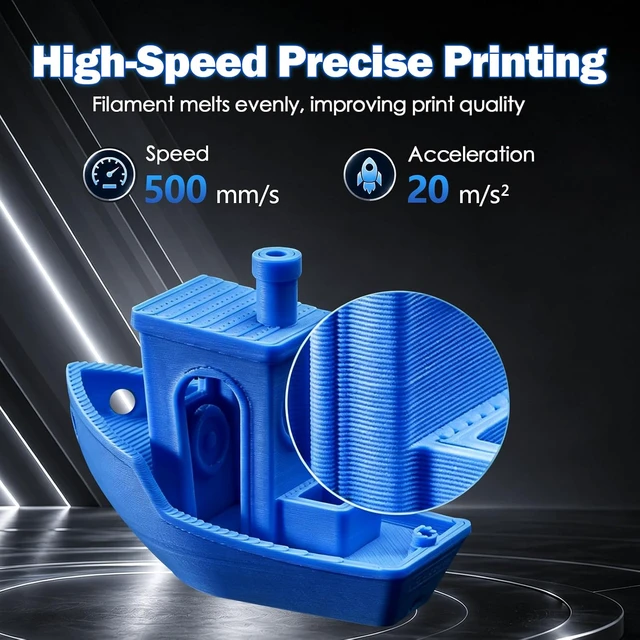 Alt view image 4 of 7 - 3 PCS P1S/P1P 0.4MM Upgraded Integrated Hotend Kit with Hardened Steel Nozzle