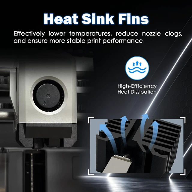 Alt view image 5 of 7 - 3 PCS P1S/P1P 0.4MM Upgraded Integrated Hotend Kit with Hardened Steel Nozzle