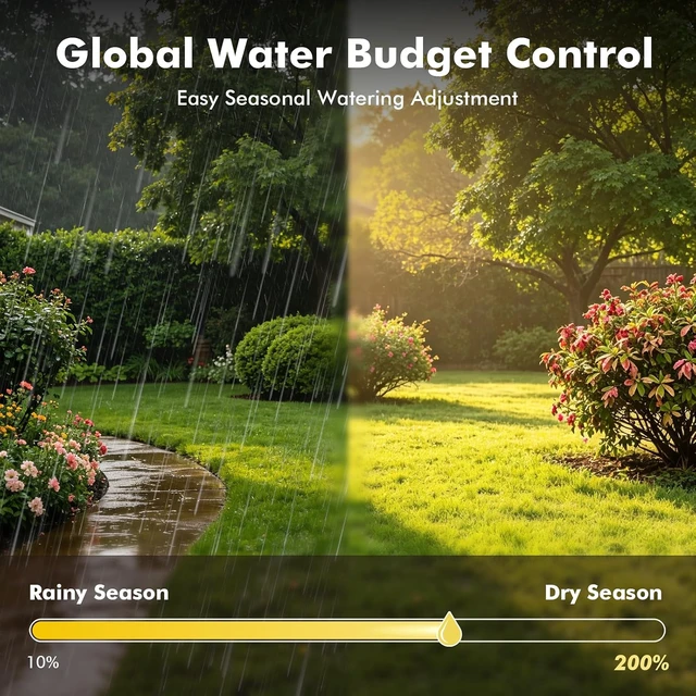 Alt view image 5 of 7 - 8-Station Swing Panel Sprinkler System Timer with Remote Control