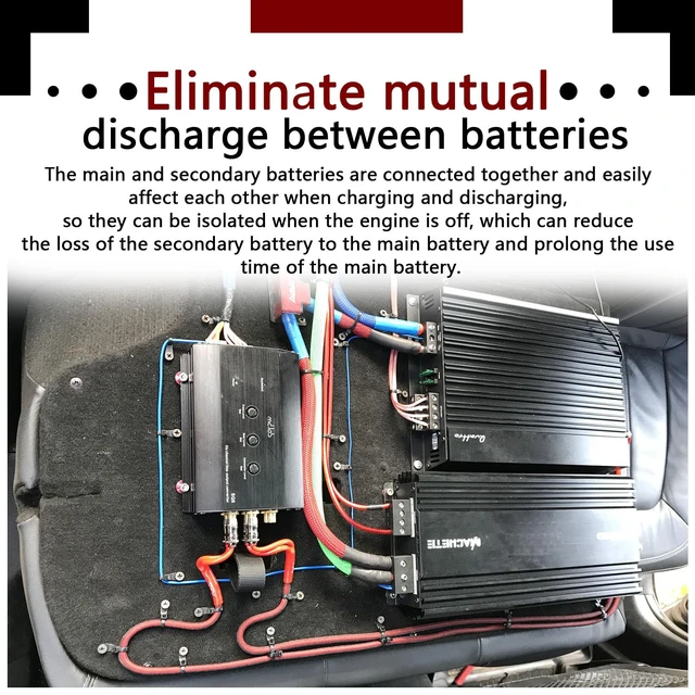 Alt view image 5 of 7 - 500 Amp 12V Battery Isolator and Relay