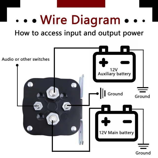 Alt view image 6 of 7 - 500 Amp 12V Battery Isolator and Relay