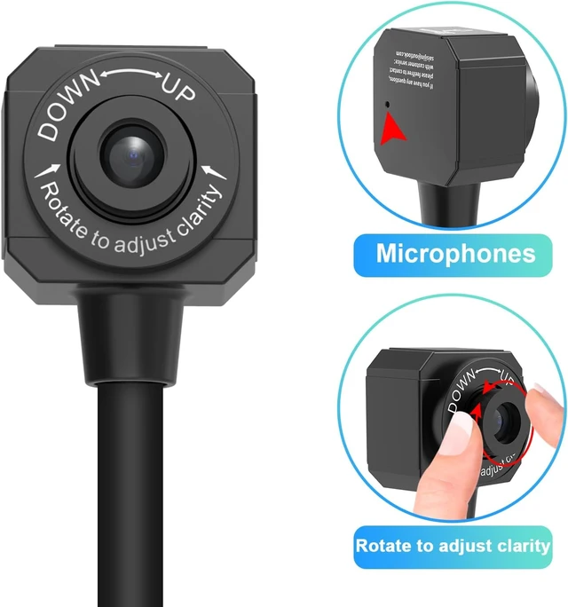 Alt view image 2 of 6 - USB Document Camera Visualizer for Teachers Manual Focus Webcam with Mic