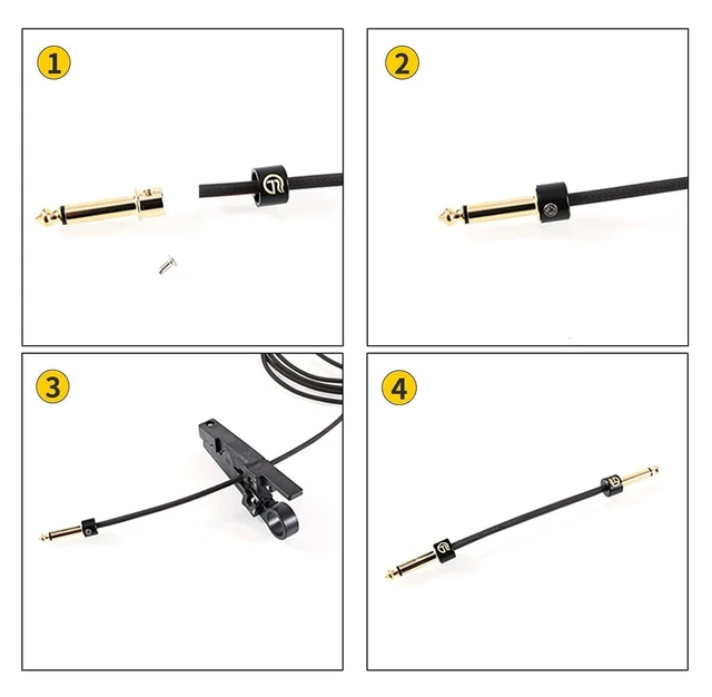 Alt view image 4 of 7 - DIY Solderless Pedalboard Cable Kit, Right/Straight Angle (SP-02)
