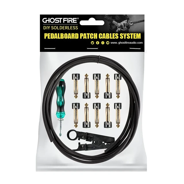 Alt view image 7 of 7 - DIY Solderless Pedalboard Cable Kit, Right/Straight Angle (SP-02)