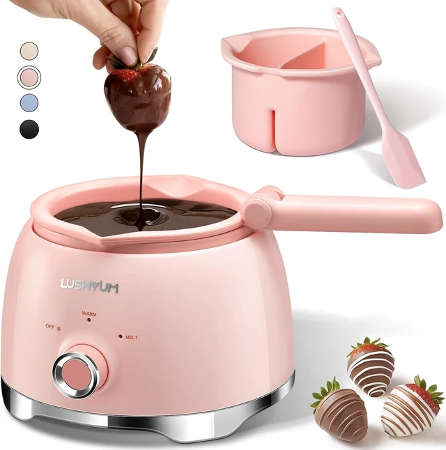 Main image of Electric Chocolate Melting Pot 4-Cup Capacity with 2 Insert Pots