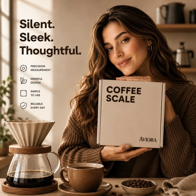 Alt view image 7 of 7 - Coffee Scale with Timer 0.1g Precision USB-C Rechargeable Digital Espresso Scale, LED Display & Tare Function for Pour-Over & Barista Brewing