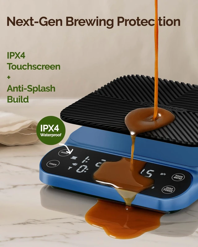 Alt view image 6 of 7 - S3 Pour-Over Coffee Scale with Timer, 3kg/0.1g
