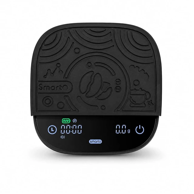 Main image of Smart Coffee Scale with Timer 5 Smart Modes, Rechargeable, Compact, Digital Display for Home Barista Espresso Brewing