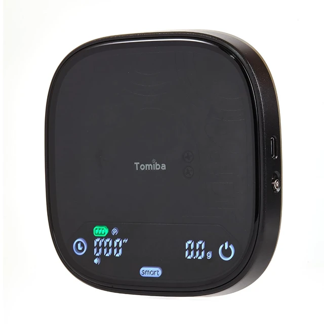Alt view image 2 of 7 - Smart Coffee Scale with Timer 5 Smart Modes, Rechargeable, Compact, Digital Display for Home Barista Espresso Brewing