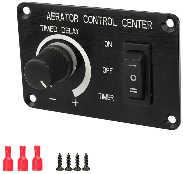 Main image of Livewell Timer Switch Panel for Boat Aerator, Variable 12 Volt 10A
