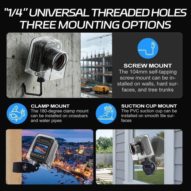 Alt view image 6 of 6 - 4K WiFi Time-Lapse Camera for Construction with Long Battery Life