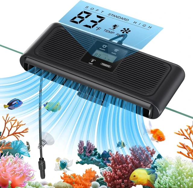 Main image of Aquarium Water Chiller Fan with Auto Temp Control & Temperature Probe