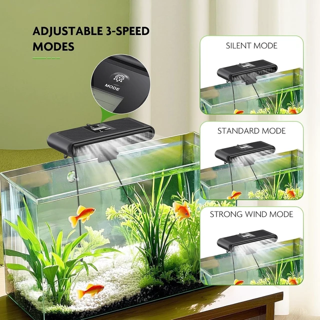 Alt view image 5 of 7 - Aquarium Water Chiller Fan with Auto Temp Control & Temperature Probe