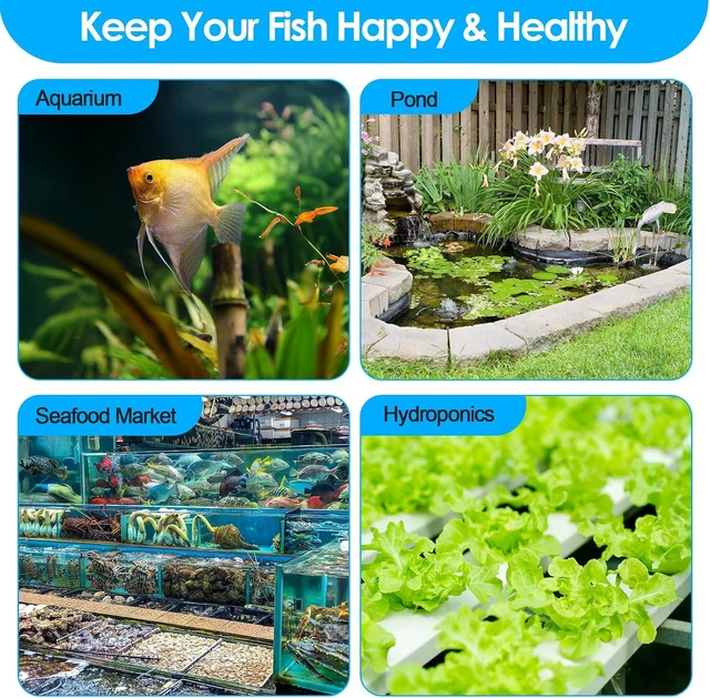 Alt view image 7 of 7 - 10W Aquarium Air Pump with Controller, 237 GPH Airflow