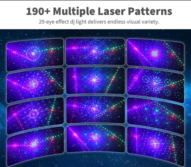 Alt view image 2 of 7 - Laser-Effect DJ Party Lights