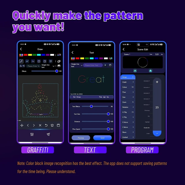 Alt view image 3 of 7 - App-Controlled 3D Animation Laser Projector DJ Party Light Show