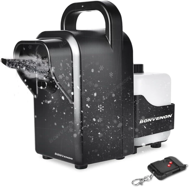 Main image of 900W Low-Noise Foam Snow Machine with Remote Control & Adjustable Snowflake Effect Indoor/Outdoor Artificial Snow Maker for Weddings, Stage, Theater & Party Decor