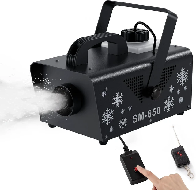 Main image of 650W Snow Machine with Remote Fake Snow Maker for Christmas Parties