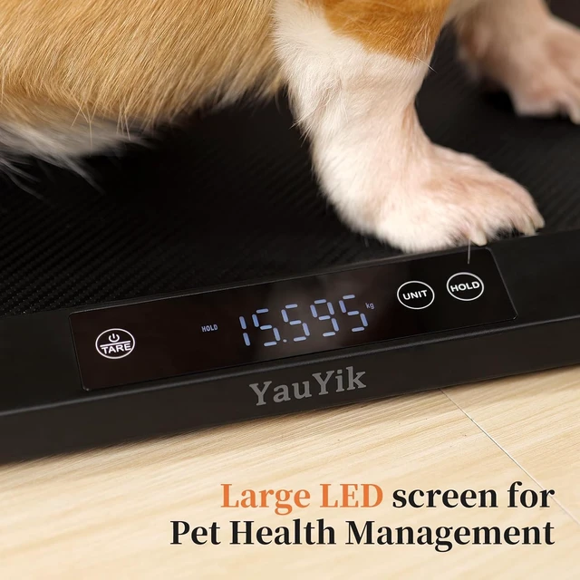 Alt view image 6 of 7 - Digital Pet & Baby Scale with Non-Slip Mat, Up to 88 lb, Black